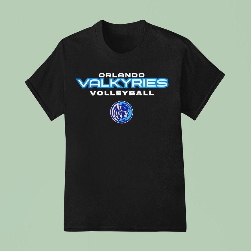 Orlando Valkyries Icon Wordmark Logo Shirt