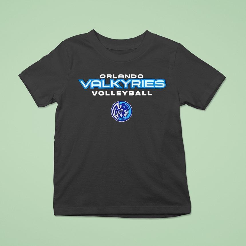 Orlando Valkyries Icon Wordmark Logo Shirt