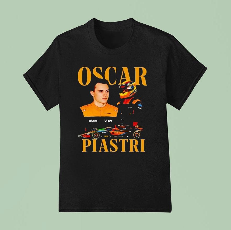 Oscar Piastri Formula One Grands Prix Racing Shirt