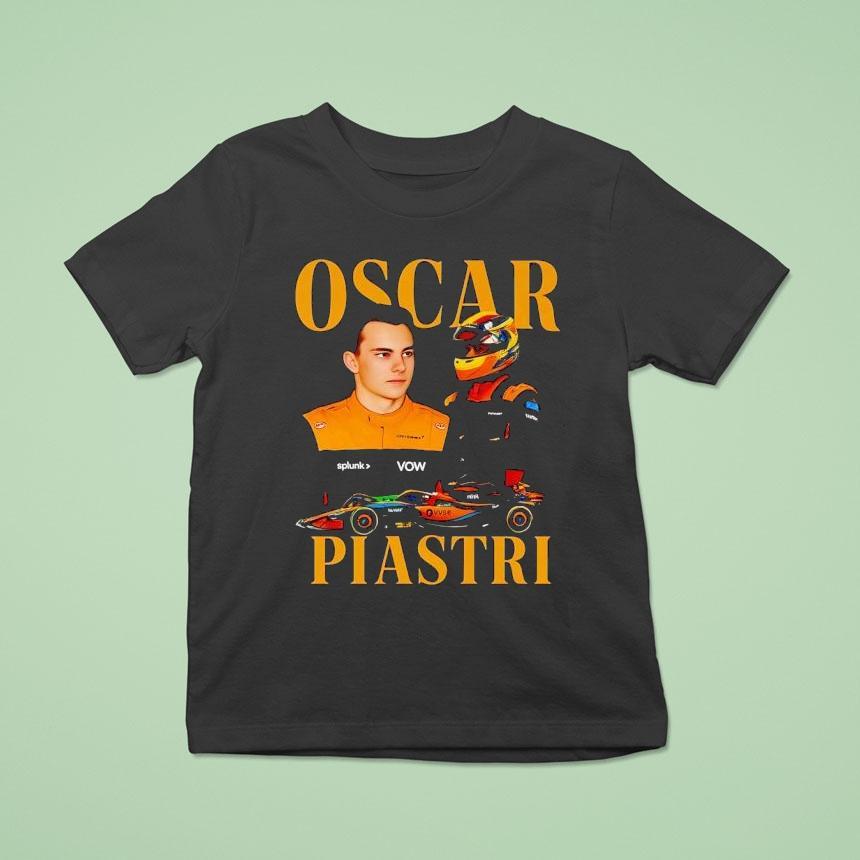 Oscar Piastri Formula One Grands Prix Racing Shirt