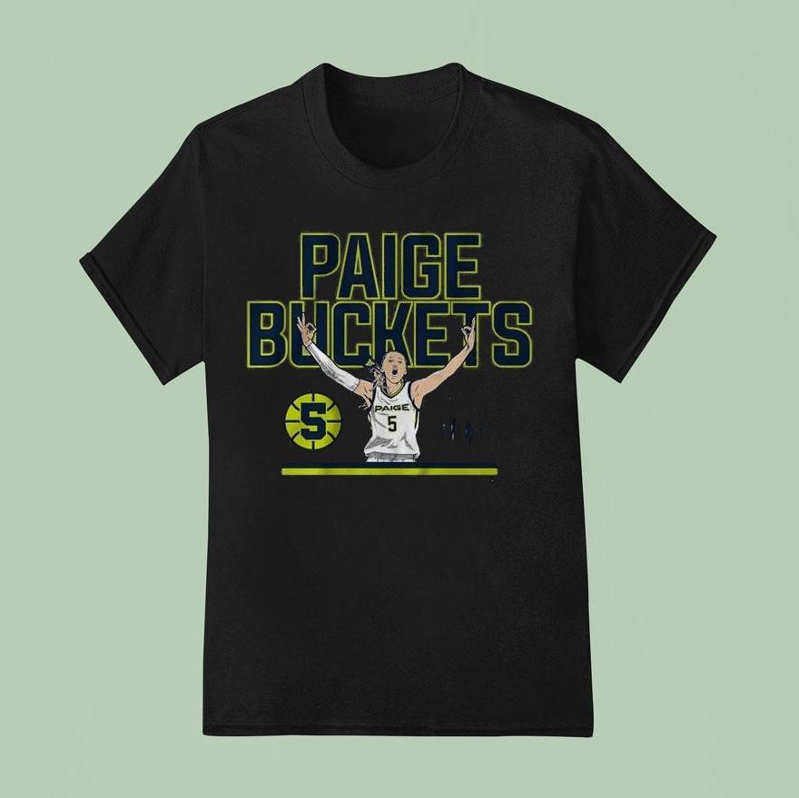 Paige Bueckers Buckets Stripe Signature Shirt