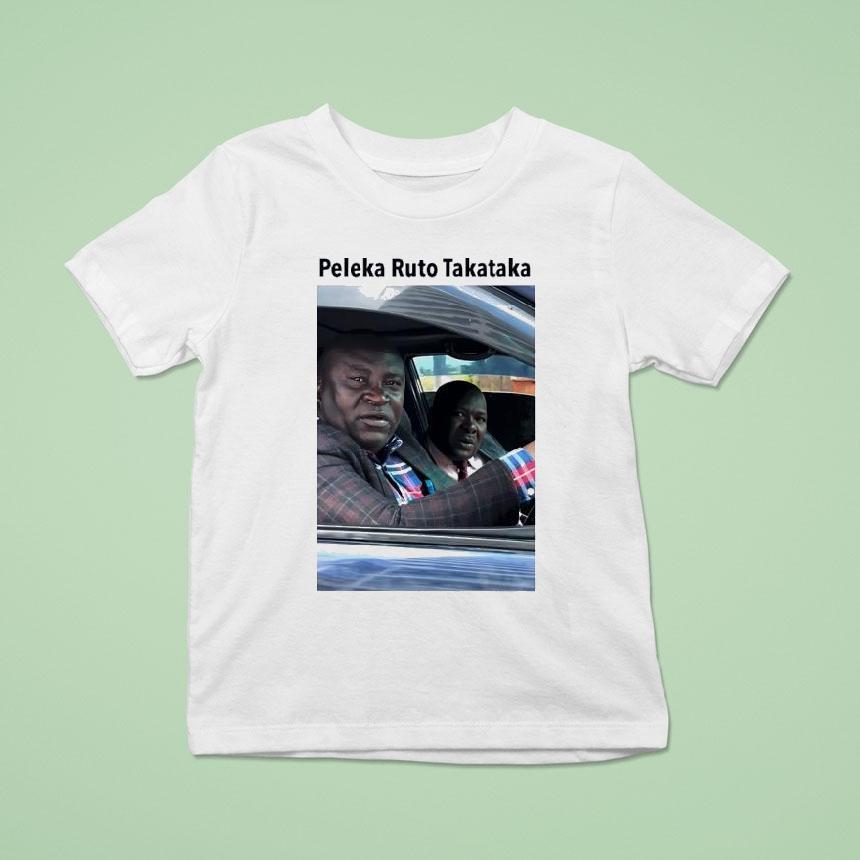 Peleka Ruto Takataka Photo Shirt