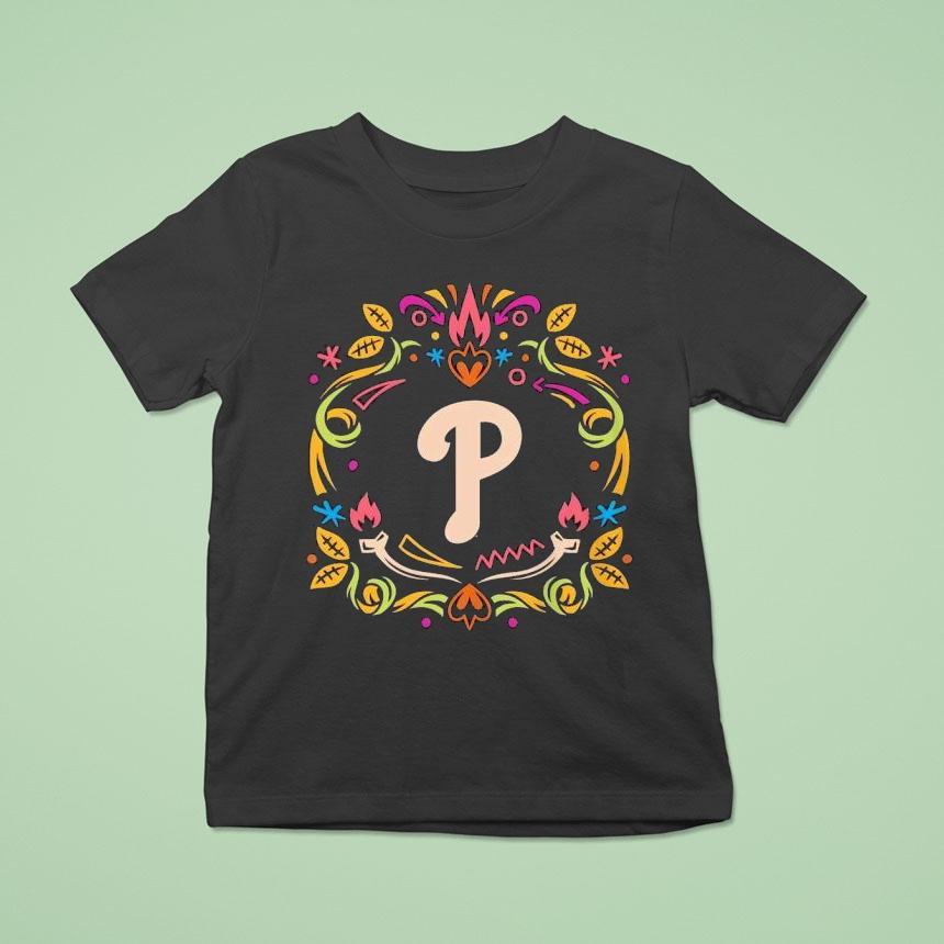 Philadelphia Phillies Da De Los Muertos Shirt