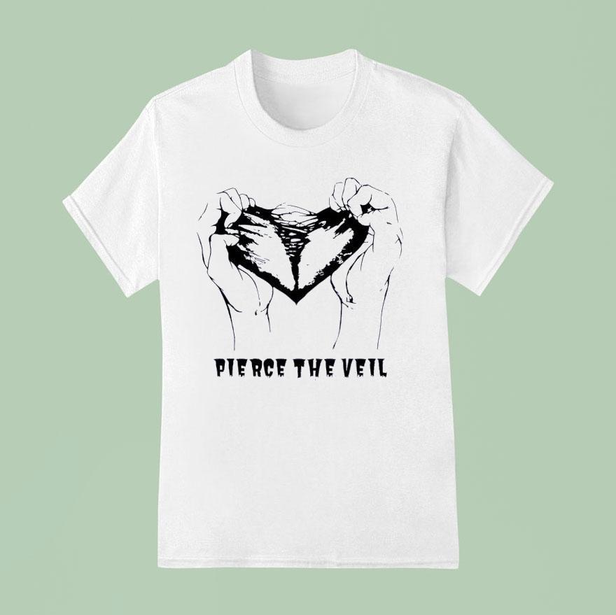 Pierce The Veil Heart Tear Shirt