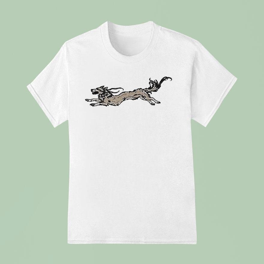Pink Water Gun Wolf Shirt