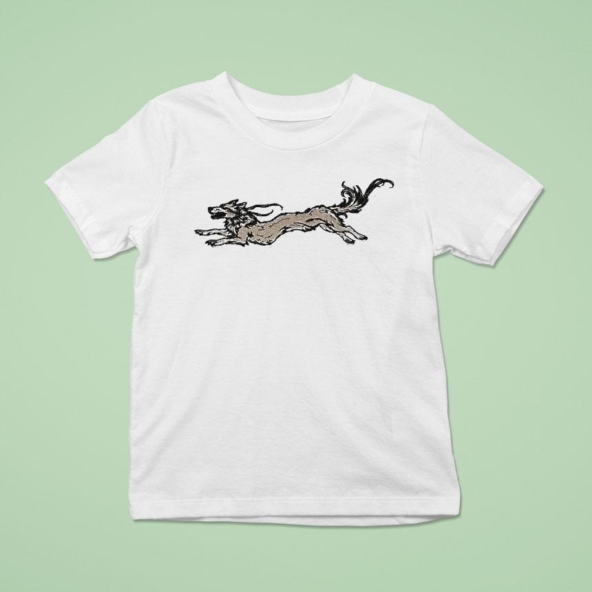 Pink Water Gun Wolf Shirt
