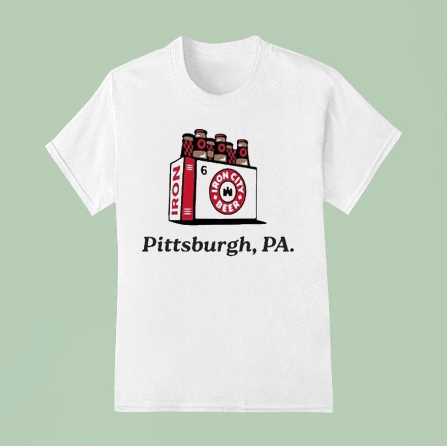 Pittsburgh Brewing Iron City 6 Pack Shirt