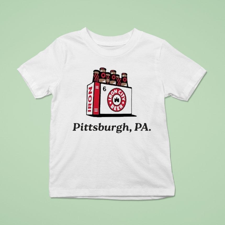 Pittsburgh Brewing Iron City 6 Pack Shirt