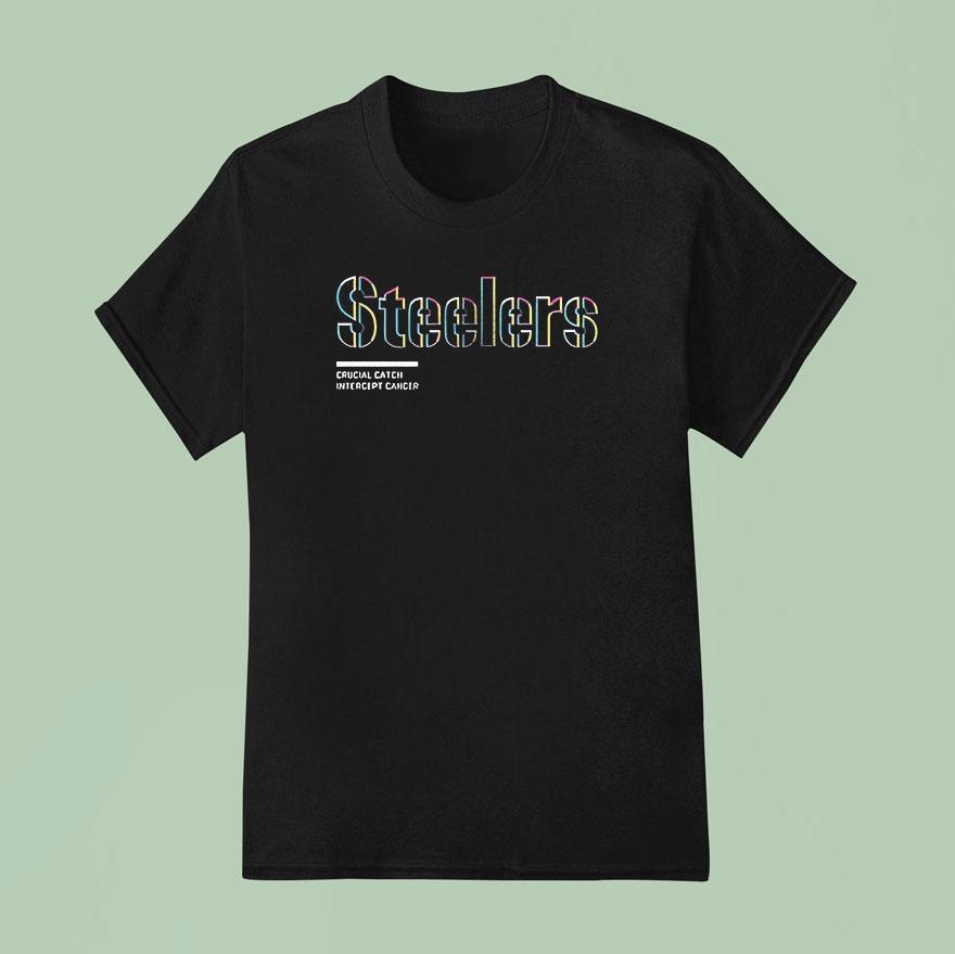 Pittsburgh Slers Crucial Catch Intercept Cancer Logo Shirt