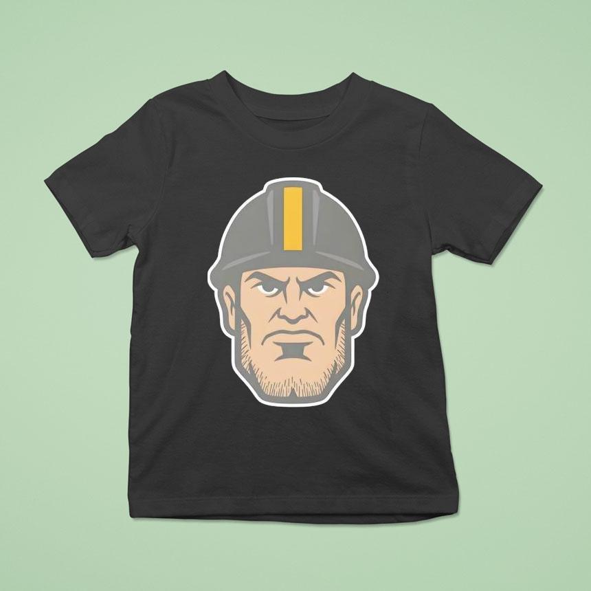 Pittsburgh Slers Sl Head Adult Logo Shirt