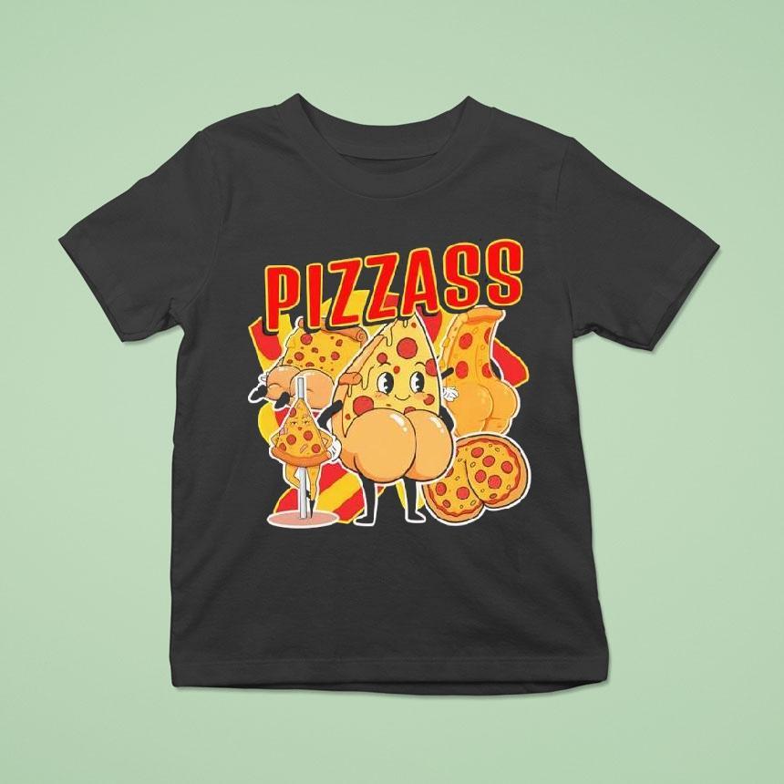 Pizzass Pizza Characters Graphic Shirt