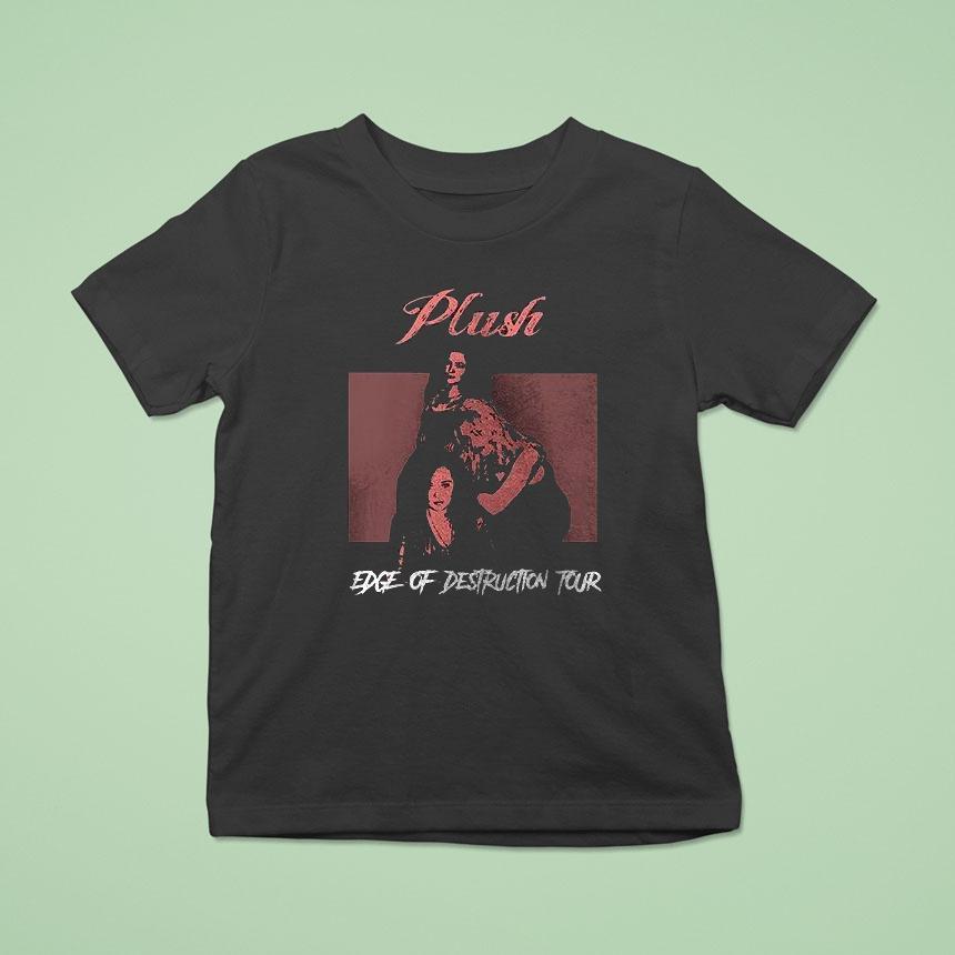 Plush Rocks Edge Of Destruction Tour Dates Schedule Shirt