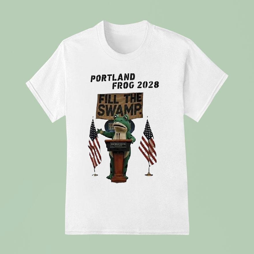Portland Frog 2028 Fill The Swamp Shirt