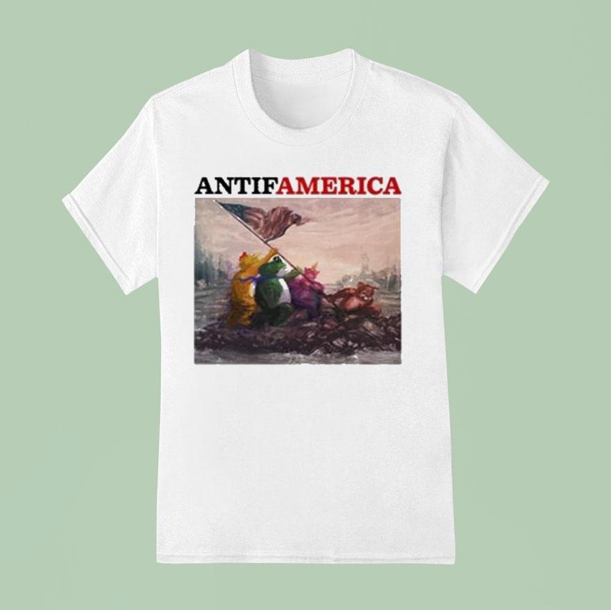 Portland Frog Antifamerica Shirt