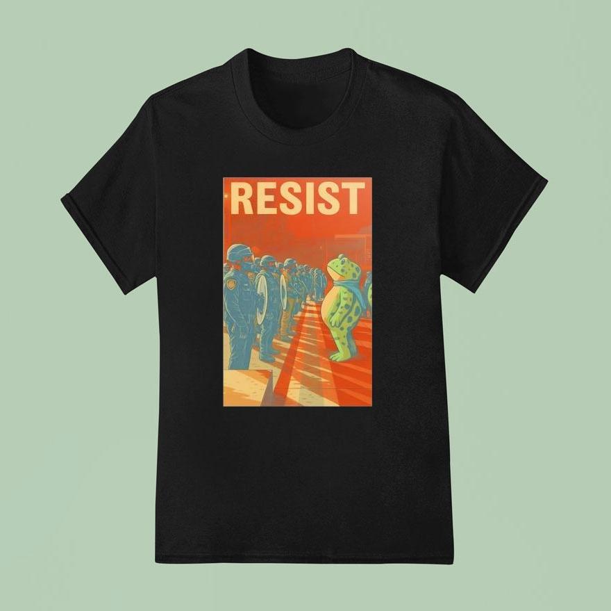 Portland Frog Protest Anti Ice 2025 Shirt