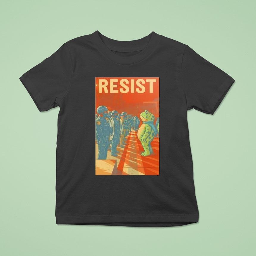 Portland Frog Protest Anti Ice 2025 Shirt