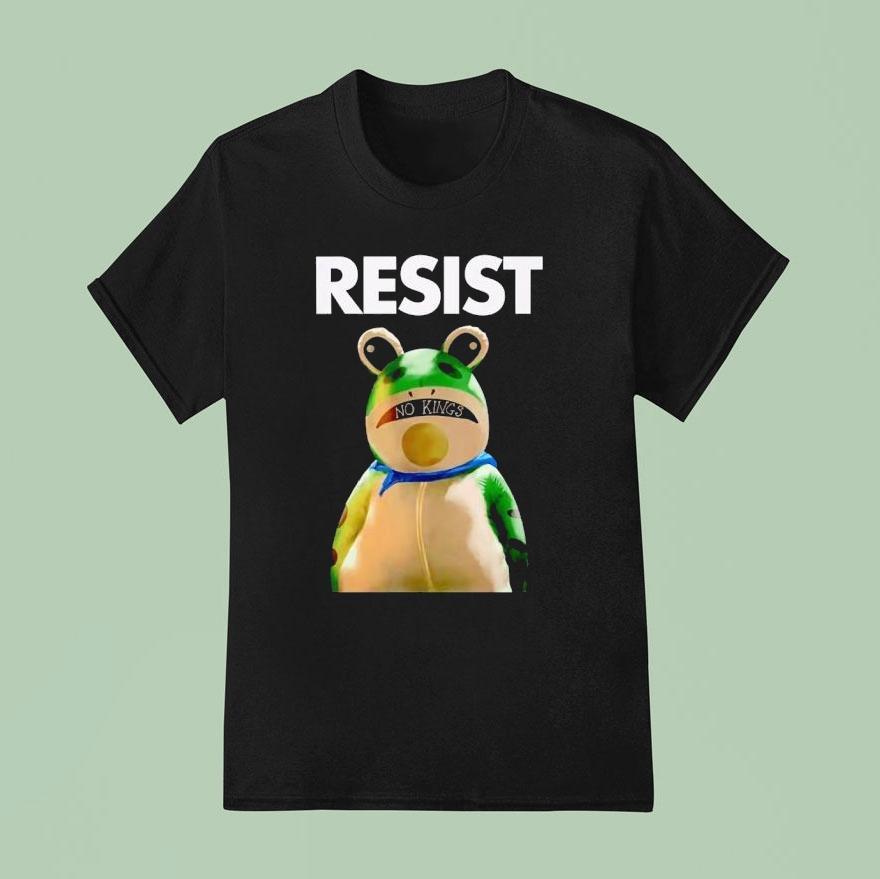 Portland Frog Resist No Kings Shirt