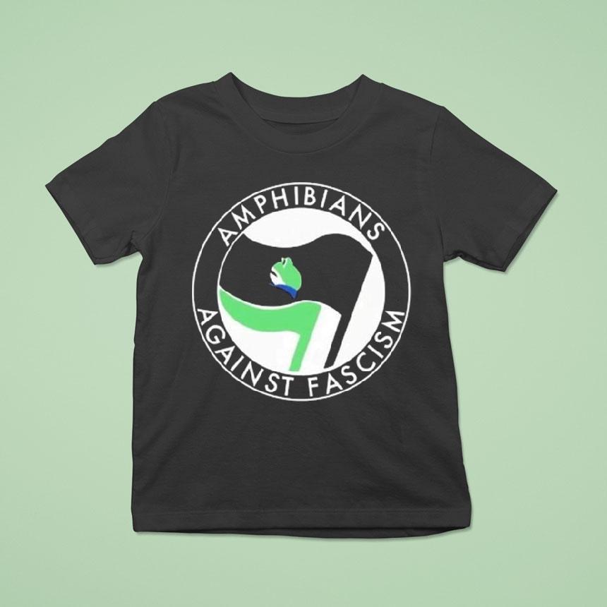 Portland Frogs Amphibians Against Fascism Antifa 2025 Shirt