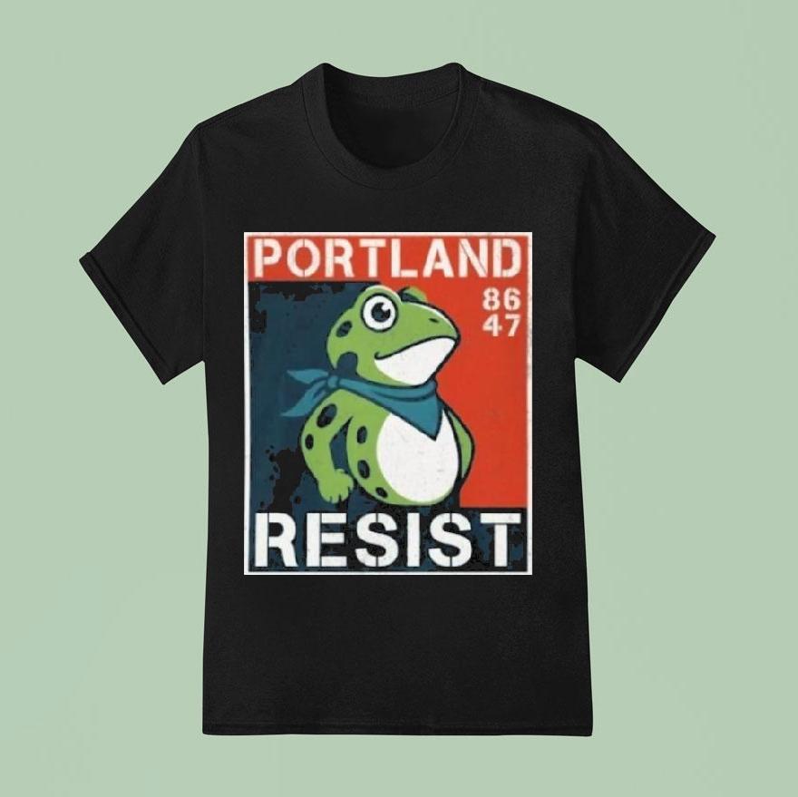 Portland Resist 86 47 Frog Shirt