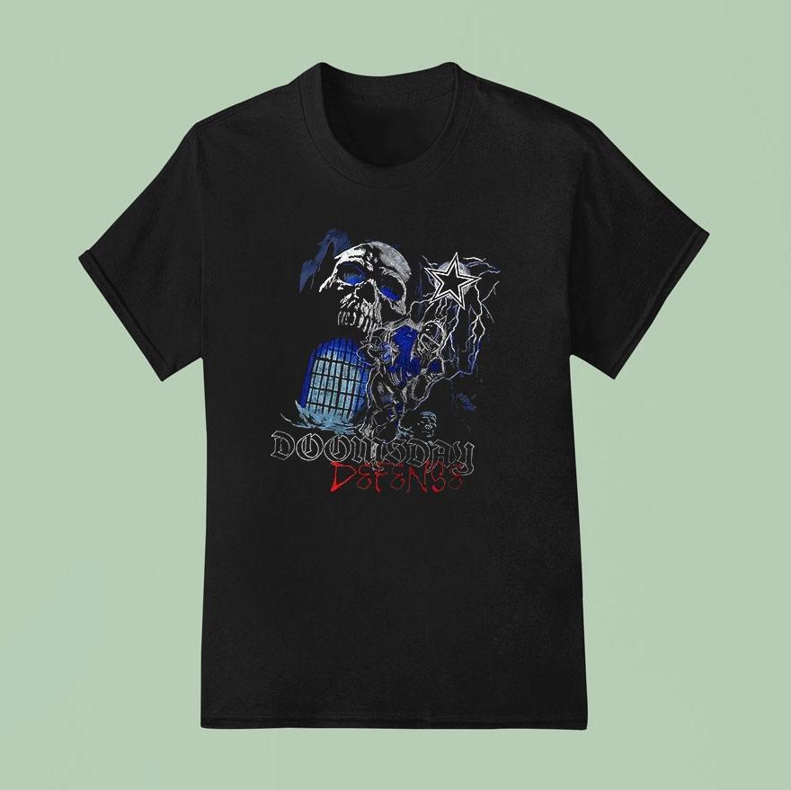 Post Malone X Dallas Cowboys Doomsday Defense Big Ass Stadium Tour Shirt
