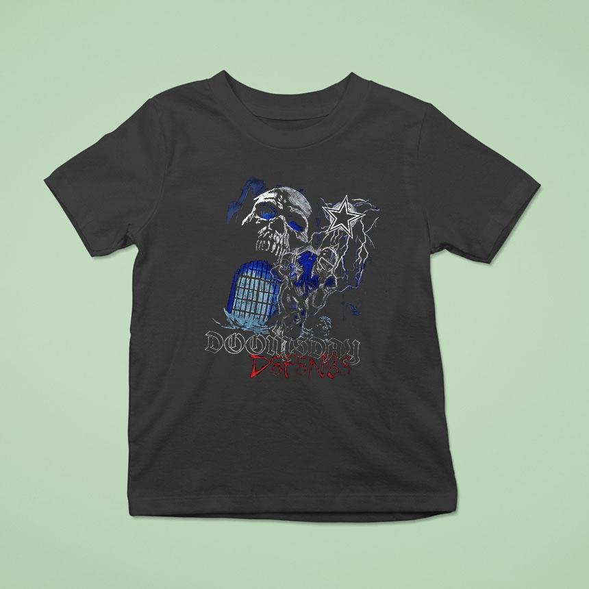 Post Malone X Dallas Cowboys Doomsday Defense Big Ass Stadium Tour Shirt