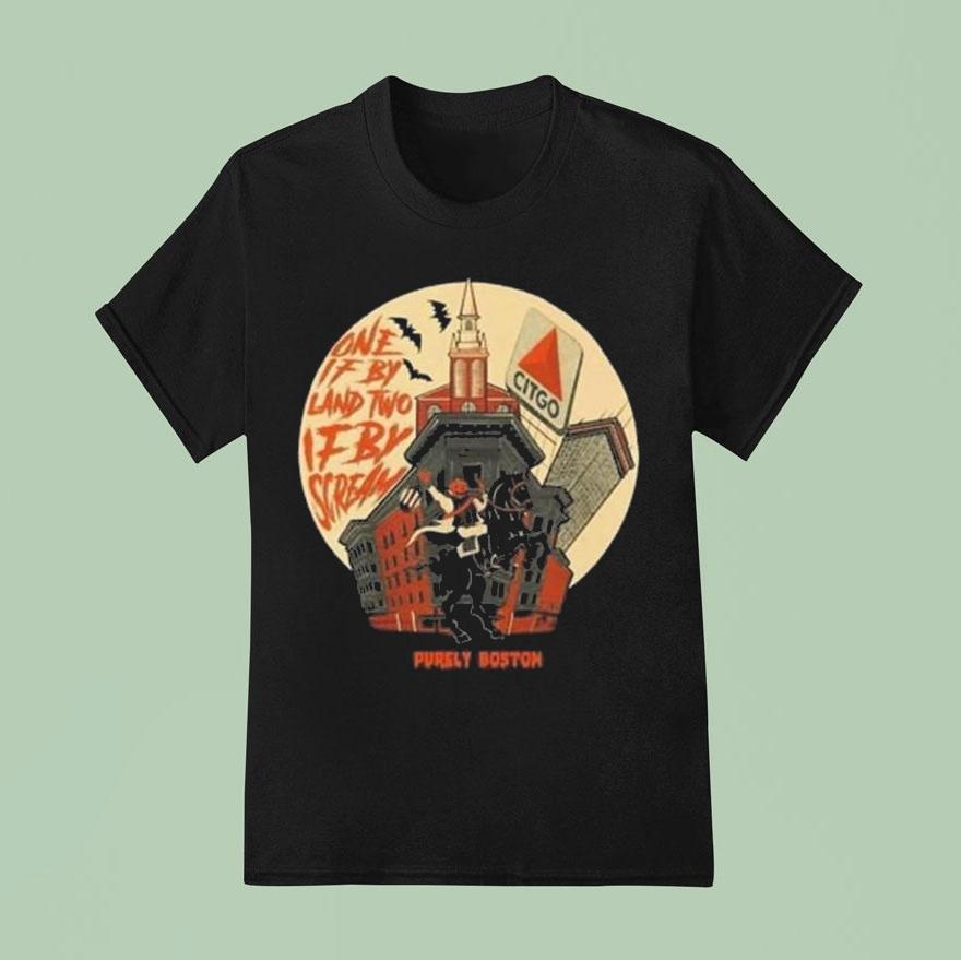 Purely Boston Spooky Pumpkin Shirt
