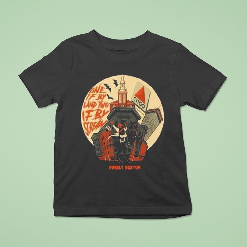 Purely Boston Spooky Pumpkin Shirt