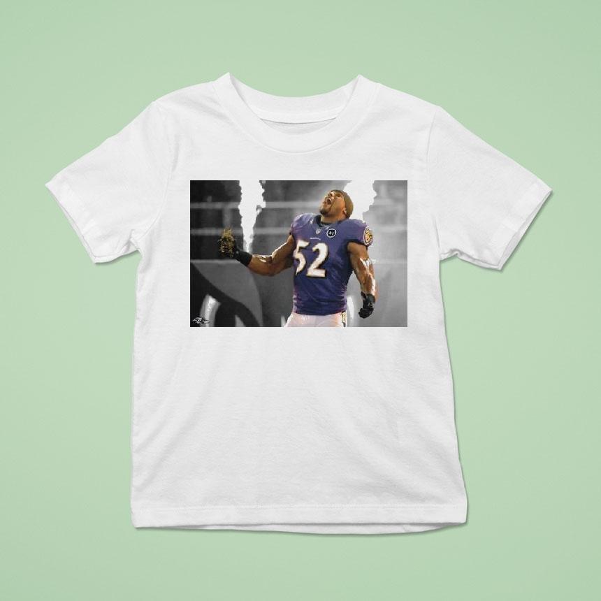 Ray Lewis Baltimore Ravens Pay Homage Tri-blend Shirt