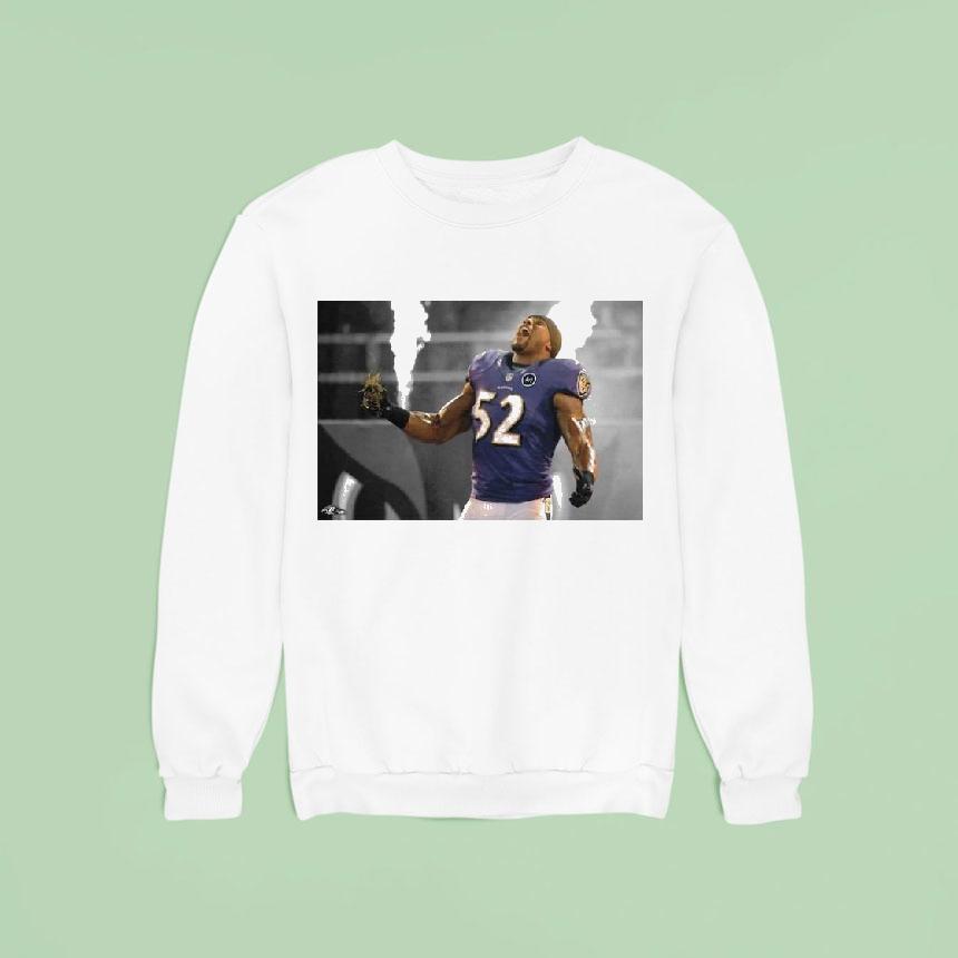 Ray Lewis Baltimore Ravens Pay Homage Tri-blend Shirt Ray Lewis Baltimore Ravens Pay Homage Tri-blend Shirt