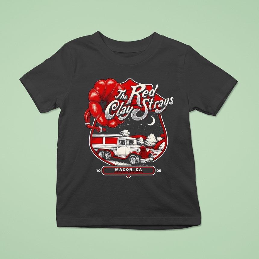 Red Clay Strays Atrium Health Amphitheater Oct 09 2025 Macon Ga Shirt