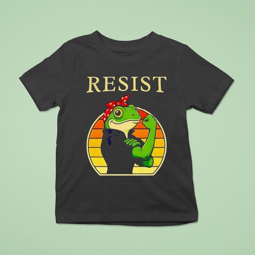 Resist Portland Frog Rosie Shirt