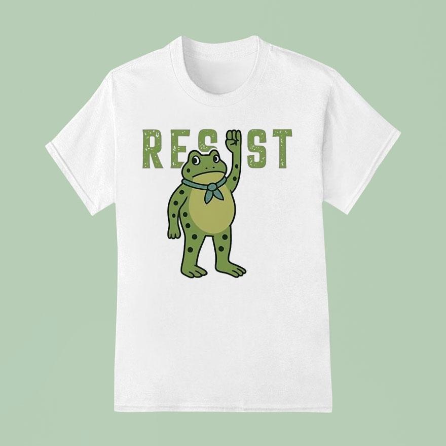 Resist Portland Frog Shirt