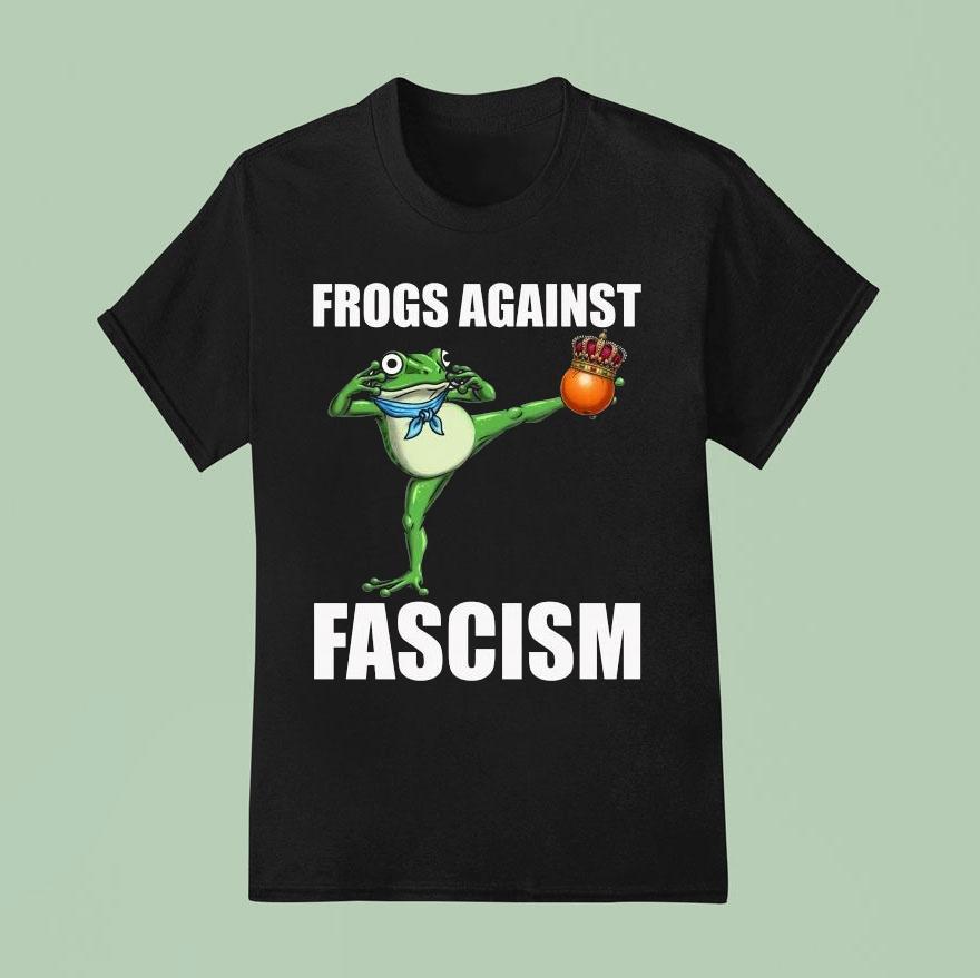 Resist Portland Frogs Against Fascism Protest Shirt