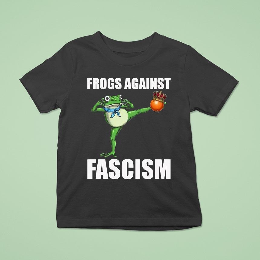 Resist Portland Frogs Against Fascism Protest Shirt