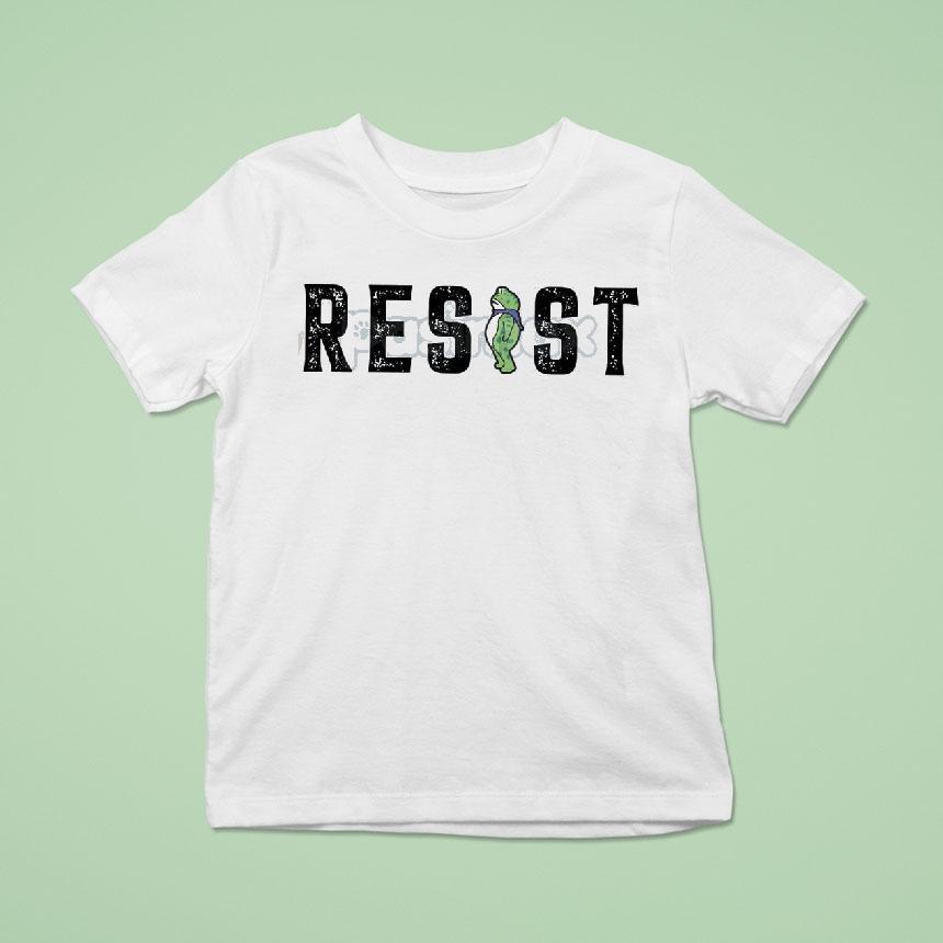 Resist Portland Oregon Frog Shirt