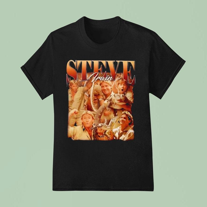 Rhea Ripley-s Steve Irwin Graphic Shirt