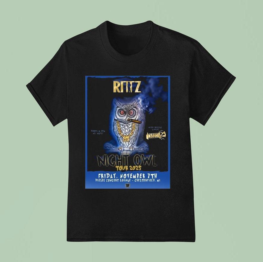 Ritz Chesterfield, Mi Nov 7 2025 Tour Owl Shirt