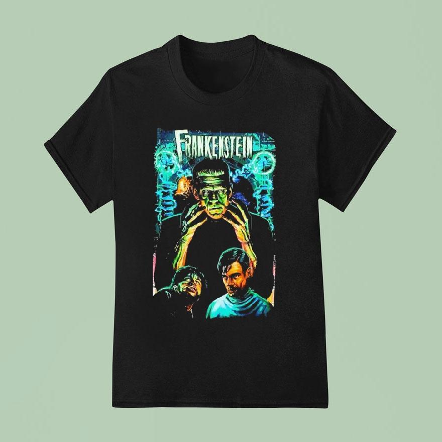 Rock Rebel Universal Monsters Frankenstein Lab Shirt