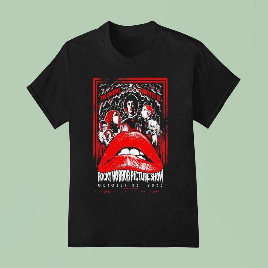 Rocky Horror Picture Show Oct 26 2025 The Caverns – Grundy County, Tn Shirt
