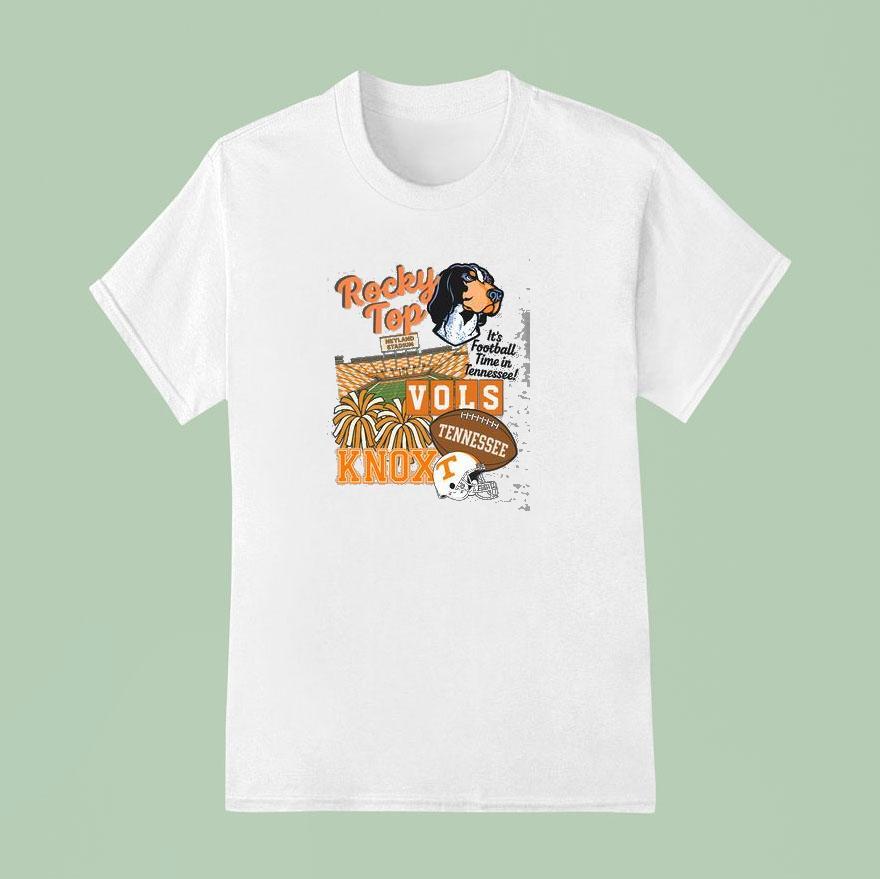 Rocky Top It’s Football Time In Tennessee Vols Knox Shirt