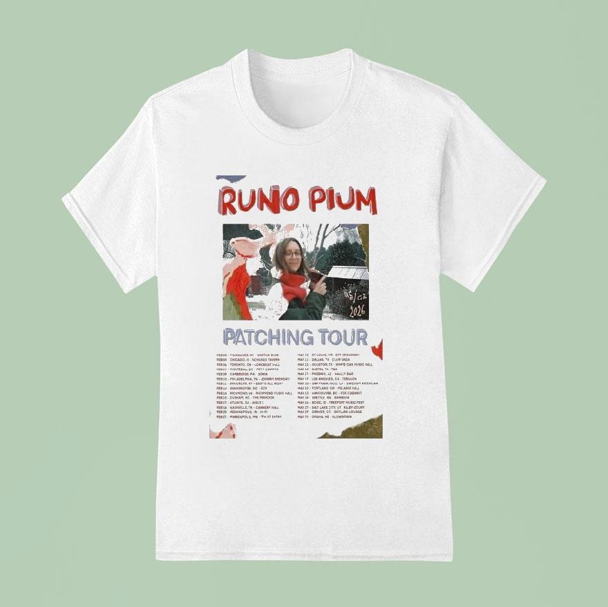 Runo Plum Patching Tour 2026 Shirt