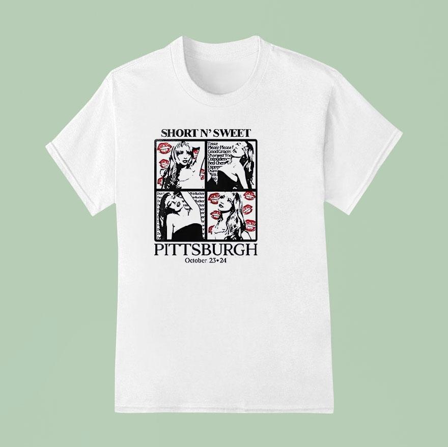 Sabrina Carpenter Short N’ Sweet Tour Pittsburgh It’s Even Sweeter Dates Shirt