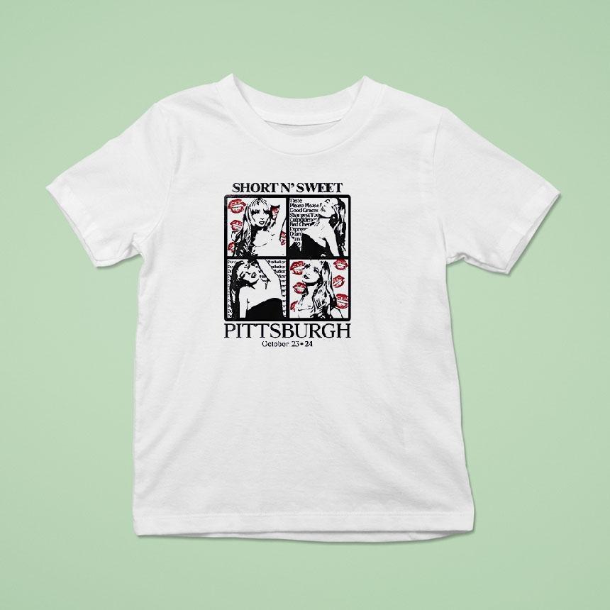 Sabrina Carpenter Short N’ Sweet Tour Pittsburgh It’s Even Sweeter Dates Shirt