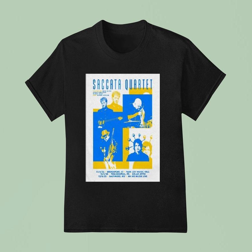Saccata Quartet Tour December 2025 Shirt