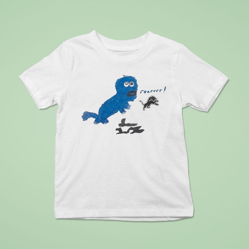 Sam Laporta X Rookie Draw Detroit Lions Roar Logo Shirt
