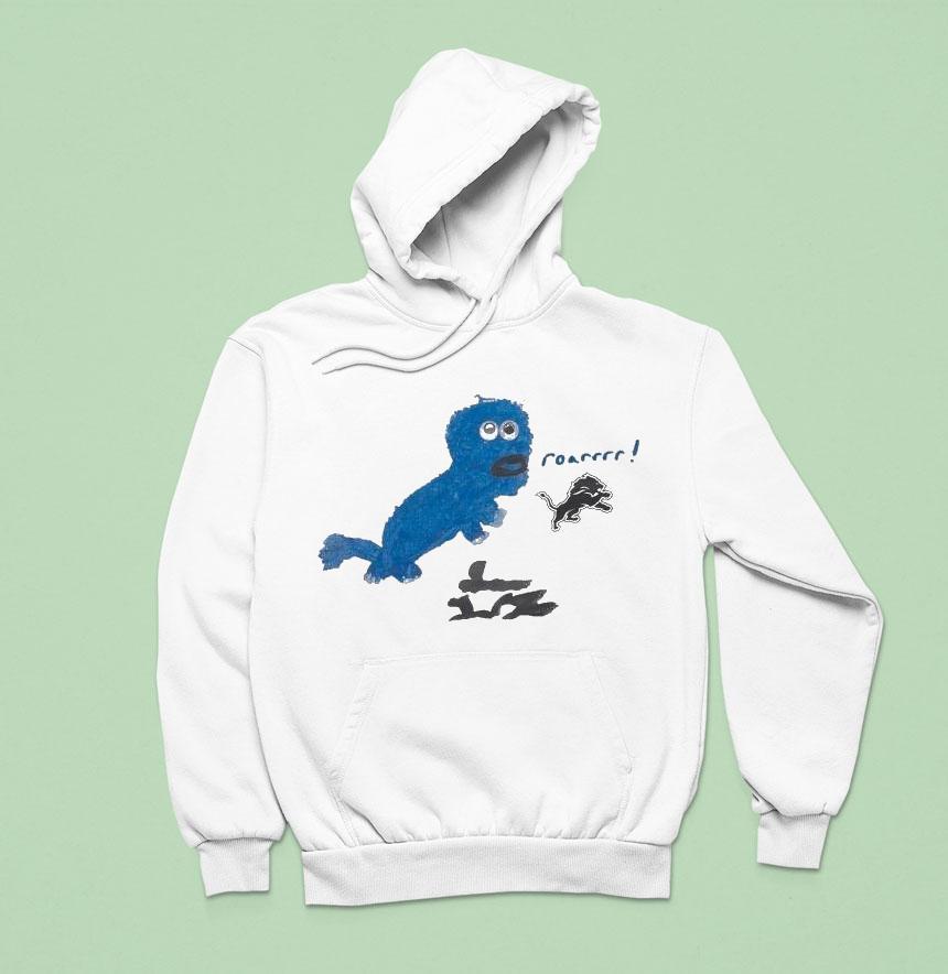 Sam Laporta X Rookie Draw Detroit Lions Roar Logo Shirt Sam Laporta X Rookie Draw Detroit Lions Roar Logo Shirt