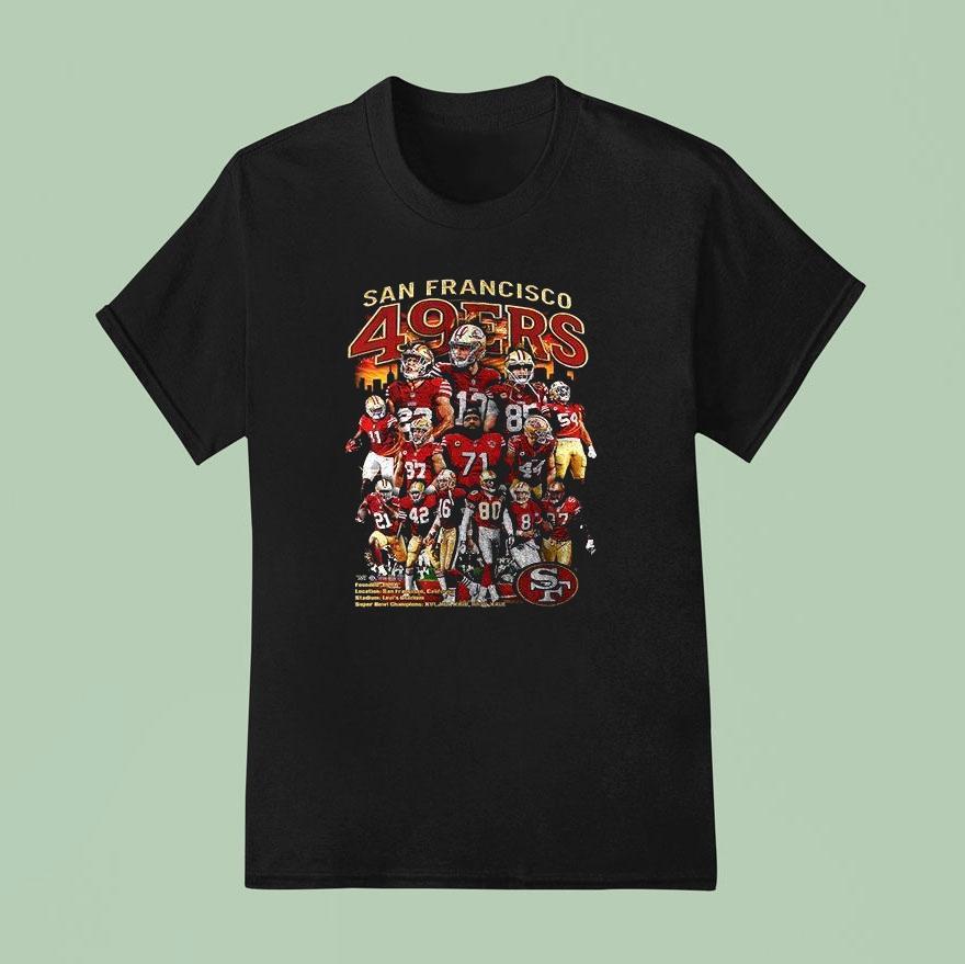 San Francisco 49ers Team Graphic Information Shirt