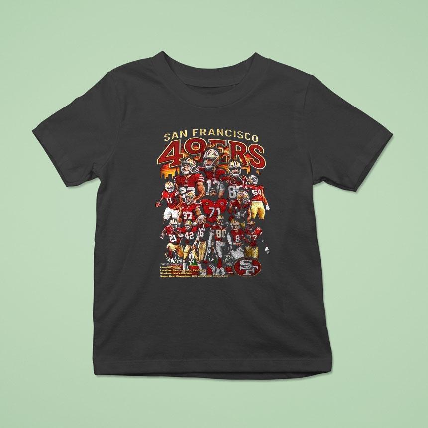 San Francisco 49ers Team Graphic Information Shirt