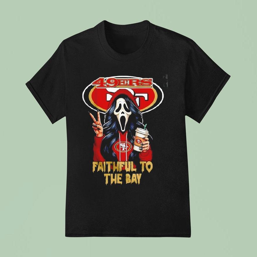 San Francisco 49ers X Ghostface Scream Faithful To The Bay Shirt