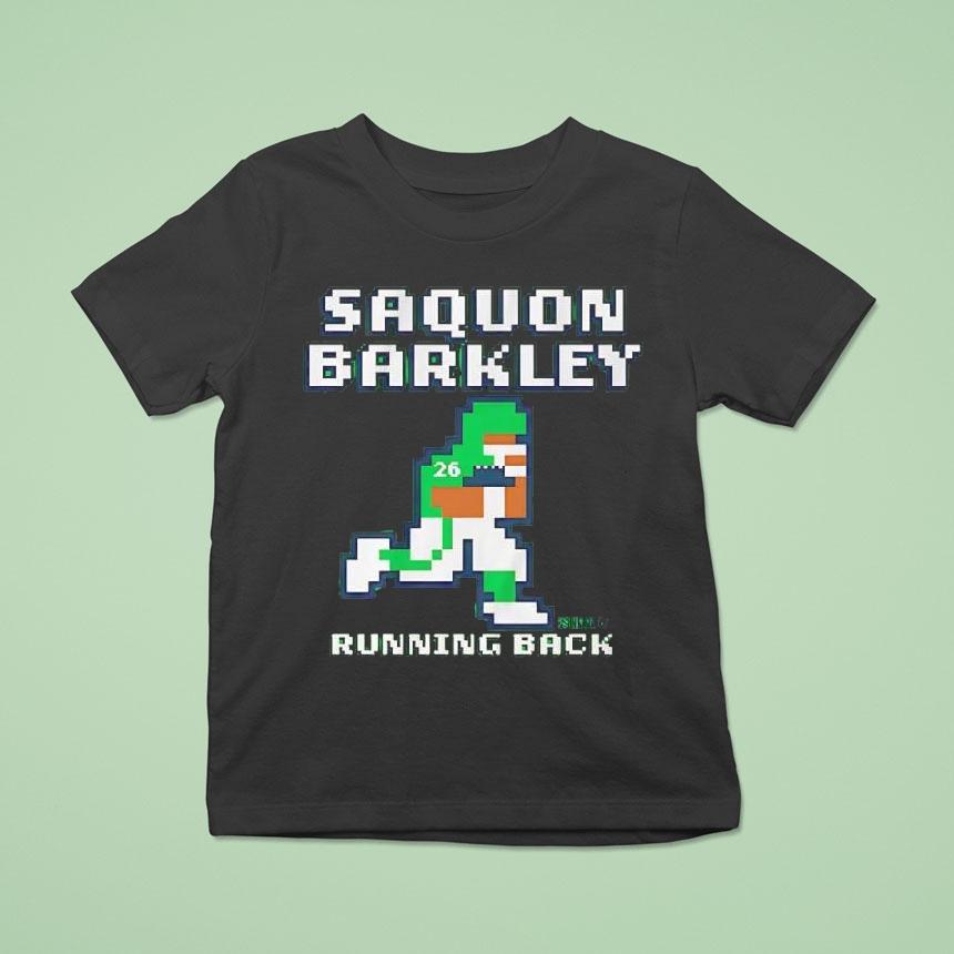 Saquon Barkley Retro Baller Running Back Player Graphic Shirt